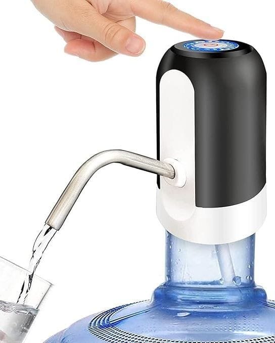 NARROW SPOUT AUTOMATIC RECHARGABLE WATER DISPENSER GALLON WATER DISPENSER, AUTOMATIC RECHARGEABLE WATER DISPENSER, USB CHARGING ELECTRIC WATER PUMP, DRINKING PUMP FOR GALLON BOTTLE.