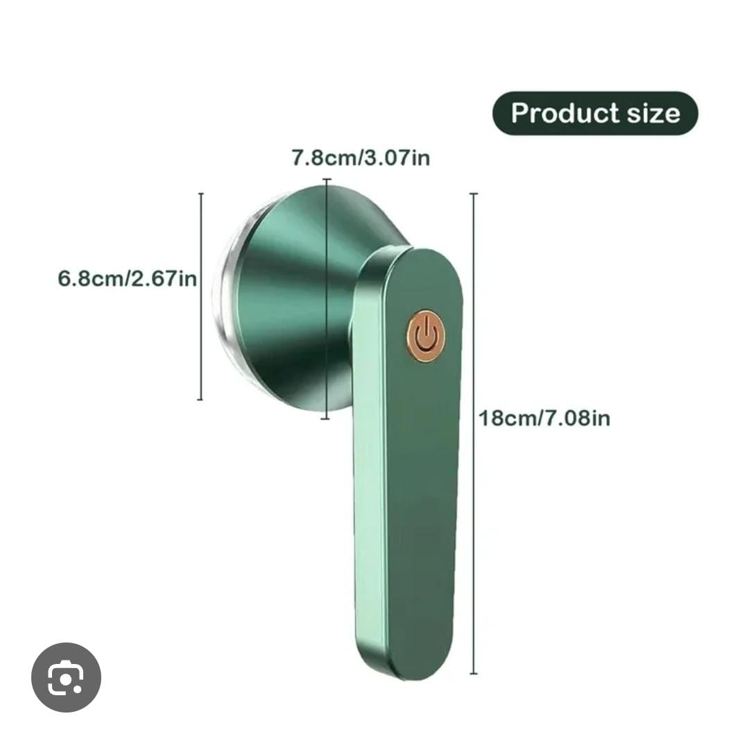 LINT REMOVER FABRIC SHAVER RECHARGEABLE, ELECTRIC PORTABLE SWEATER DEFUZZER  REMOVE PILLING FOR CLOTHING, COUCH, FURNITURE, FUZZ, LINT BALL, PILLINGS(WHITE, GREEN)