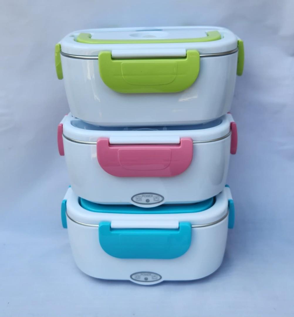 Electric Heated Lunch Box Food Warmer With Food Partitions, The use of PTC heating element is safer more convenient and energy saving.
