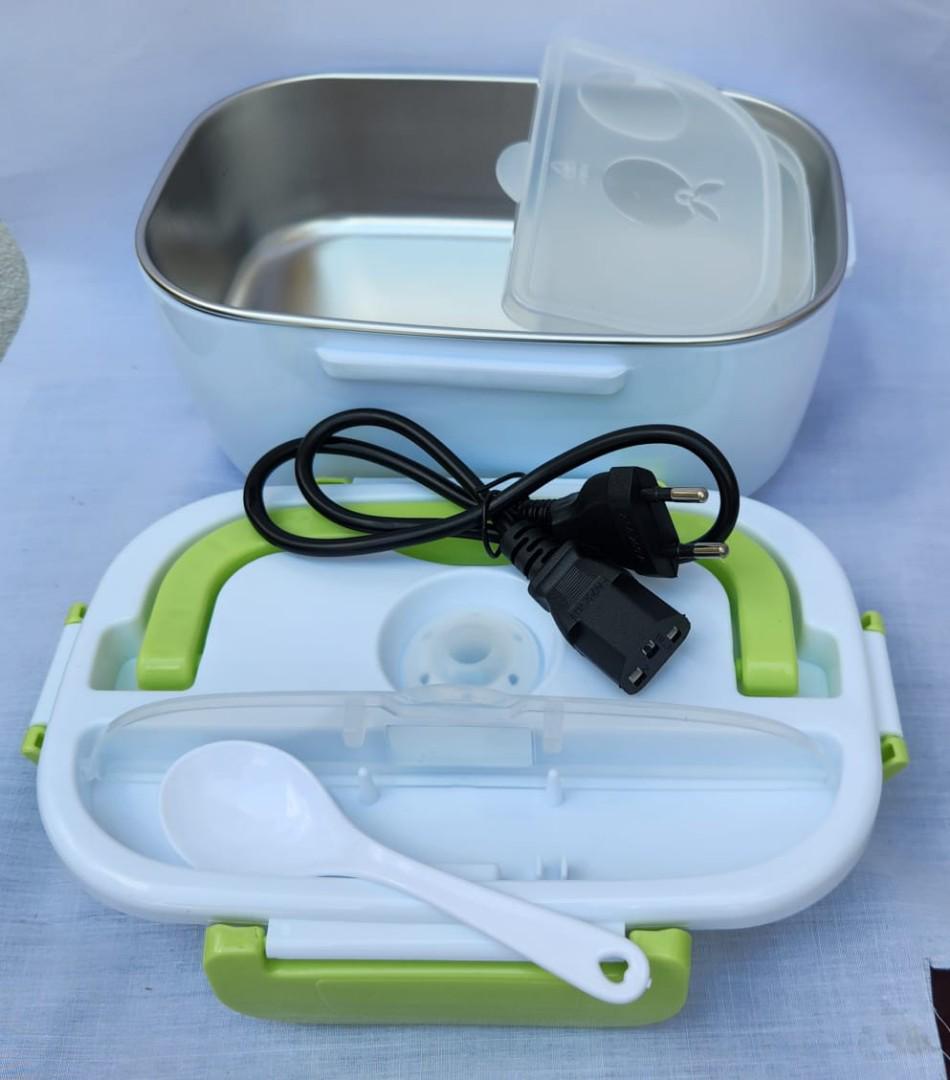 Electric Heated Lunch Box Food Warmer With Food Partitions, The use of PTC heating element is safer more convenient and energy saving.