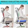 EGG SITTER SUPPORT CUSHION GEL SEAT CUSHION FOR LONG SITTING DOUBLE THICK COOLING EGG CUSHION FOR BACK, HIP, SCIATICA, TAILBONE PAIN RELIEF - OFFICE CHAIR CAR SEAT CUSHION – WHEELCHAIR CUSHIONS