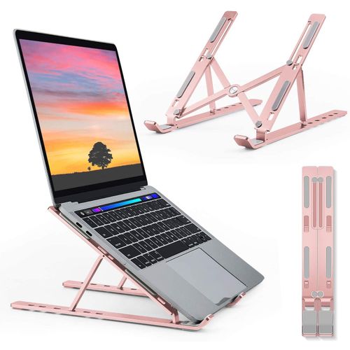 *Creative foldable adjustable laptop stand bracket now available ce.*

*Can be set at 7 different angles*

*Material - strong plastic with nonslip silicone bottom pads.*



*all colours available*