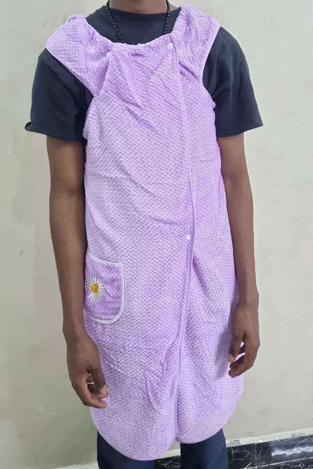 *New arrival*

*Wearable bath towel now available in 2 colours pink and bluee -size: adult free size*