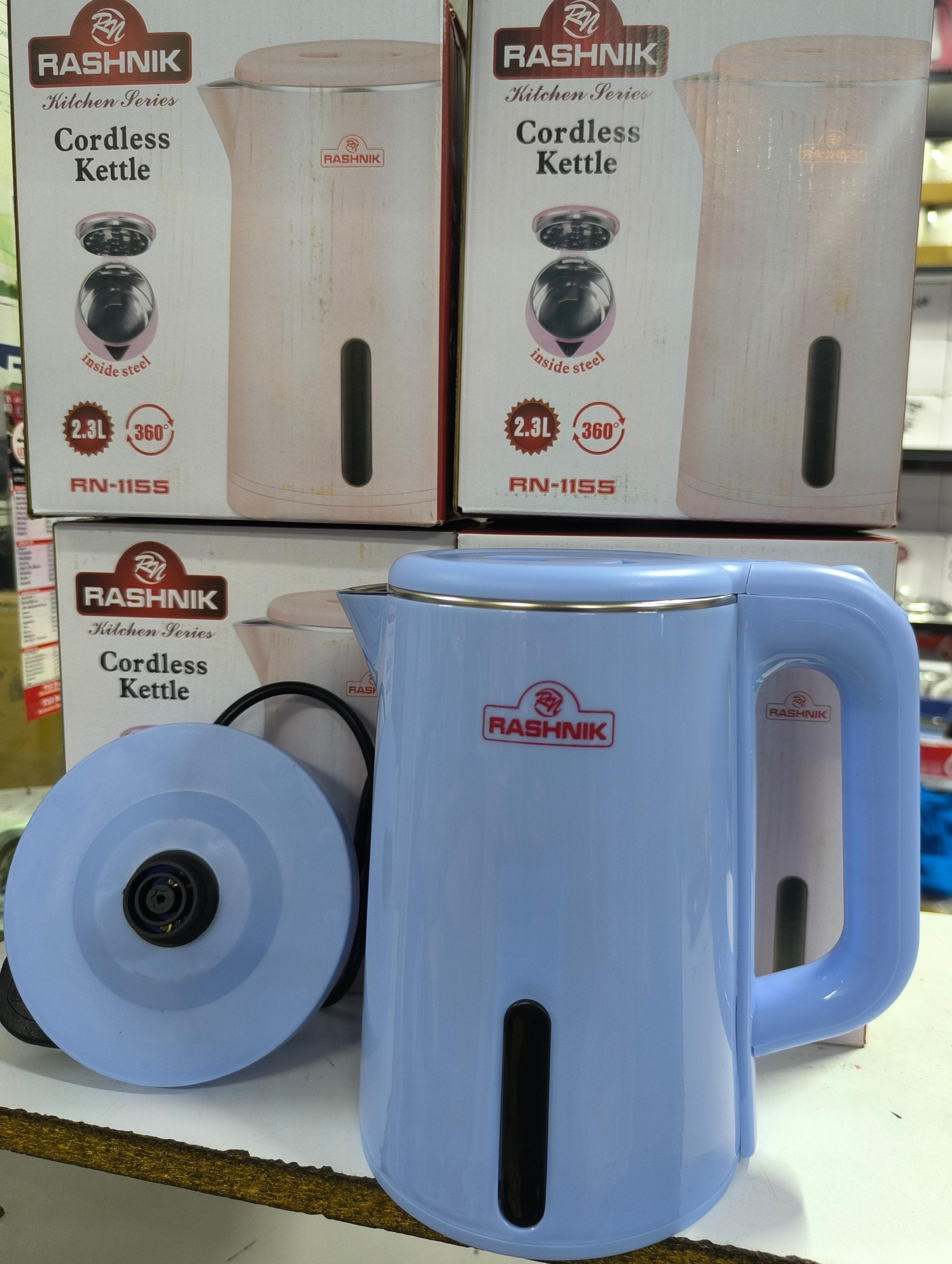 New in ‼️



2.3ltrs rashnik electric kettle .

Price : *Promotion 

Blue color only

Available at the shop ‼️