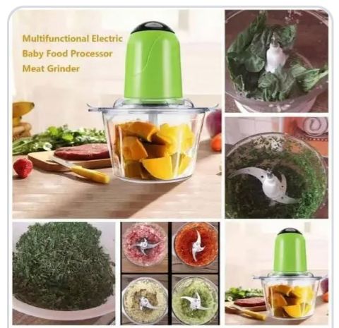 🍂Restocked 🍂Sokany Food Processors chopper , Electric Meat Grinder, Mincer And Vegetable Chopper 2Ltrs.Heavy duty power unique sharp stainless steel 4 double lever blades, allowing you to crush minc