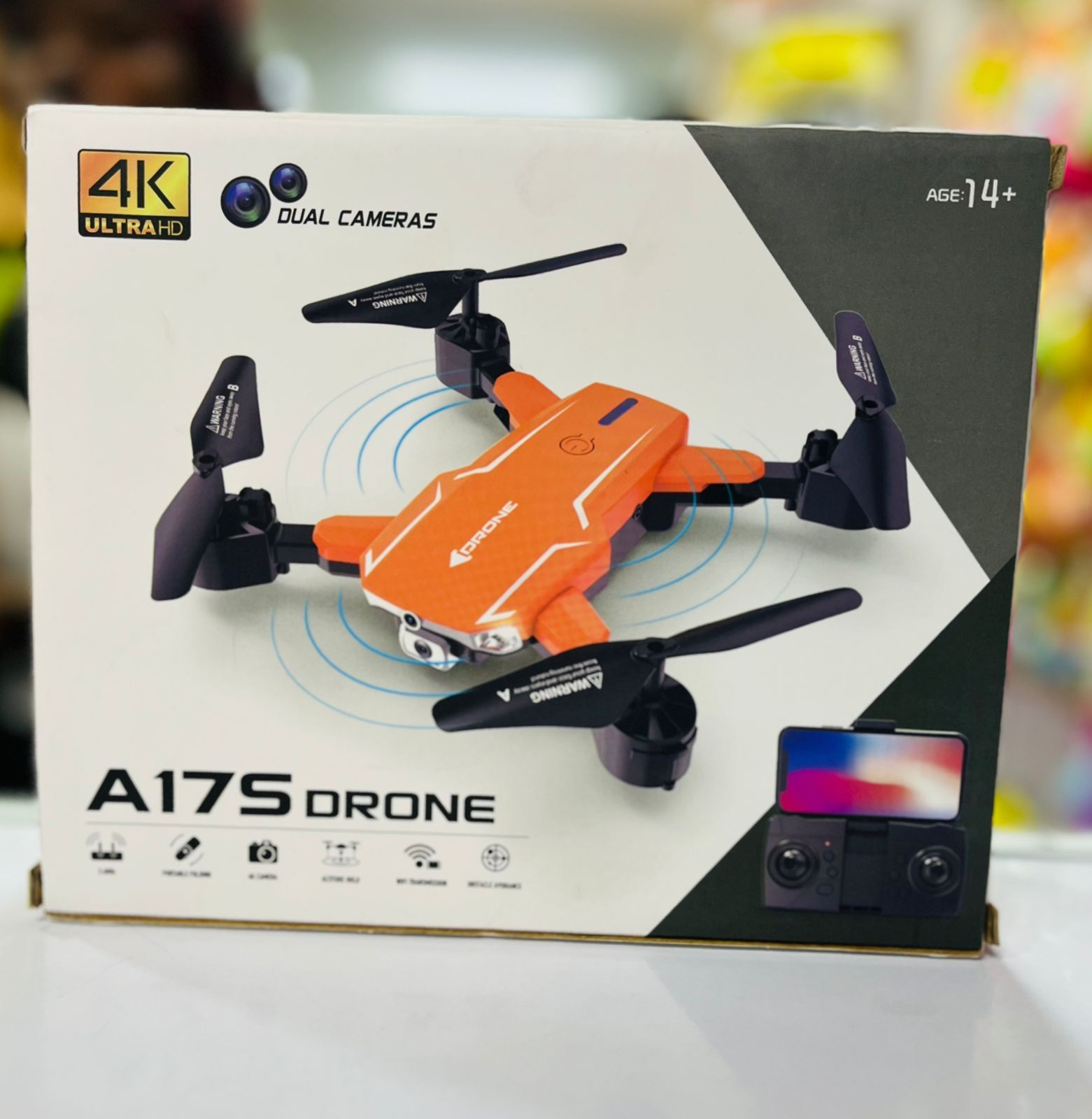 A17S 4K ULTRA HD DRONE! ✨🚀Take your aerial photography and adventure to the next level with the A17S 4K Ultra HD Drone—a powerful, feature-packed quadcopter designed for both beginners and pros.