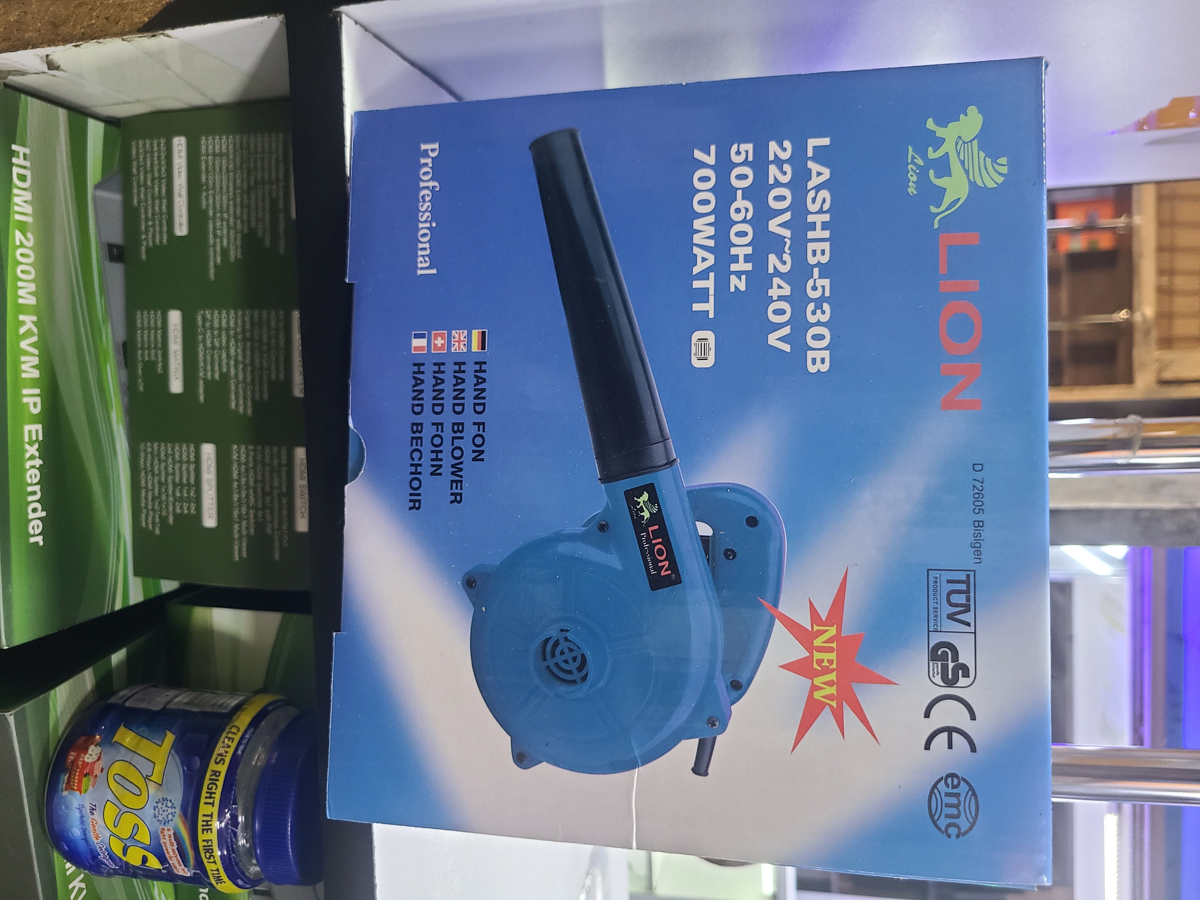 LION Electric Hand Blower LASHB-530B – 220V Dust Remover for PC &amp; Tools