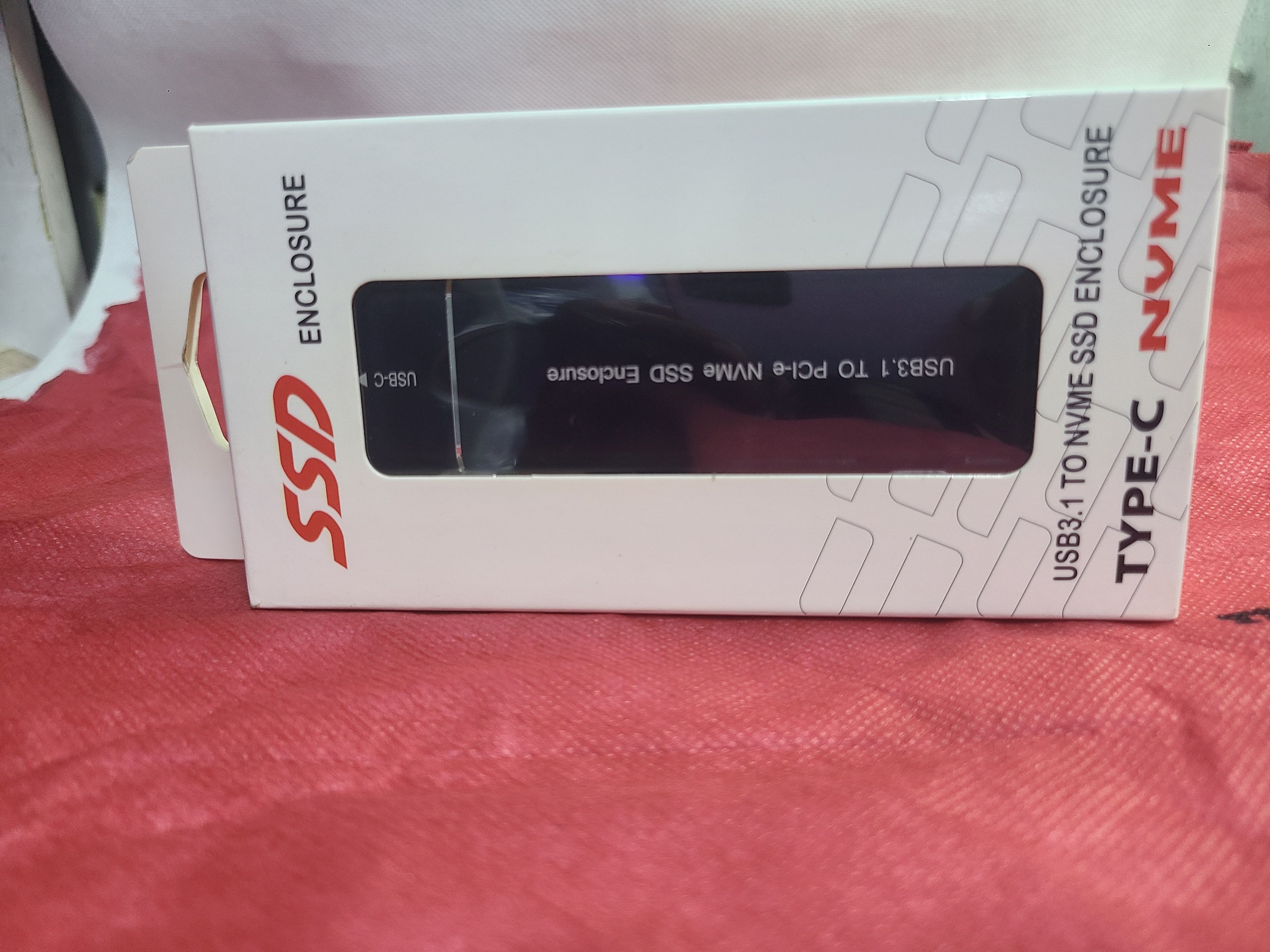 USB 3.1 Gen 2 NVMe SSD Enclosure – 10Gbps High-Speed External Case – 10Gbps High-Speed External Case, high quality SSD casing for data protection