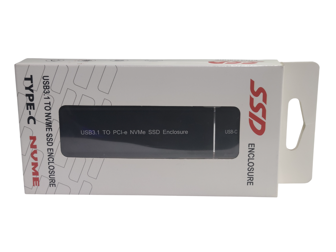 SSD Enclosure NVME External casing – USB 3.1 Compact & Durable Design to protect your SSD with valuable data