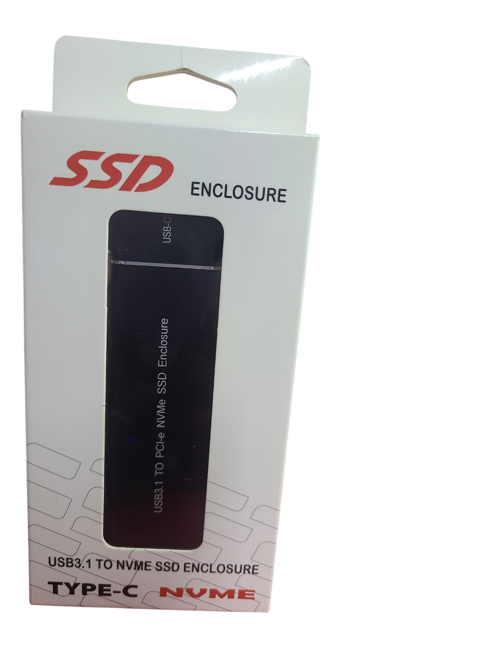 SSD Enclosure NVME External casing – USB 3.1 Compact & Durable Design to protect your SSD with valuable data