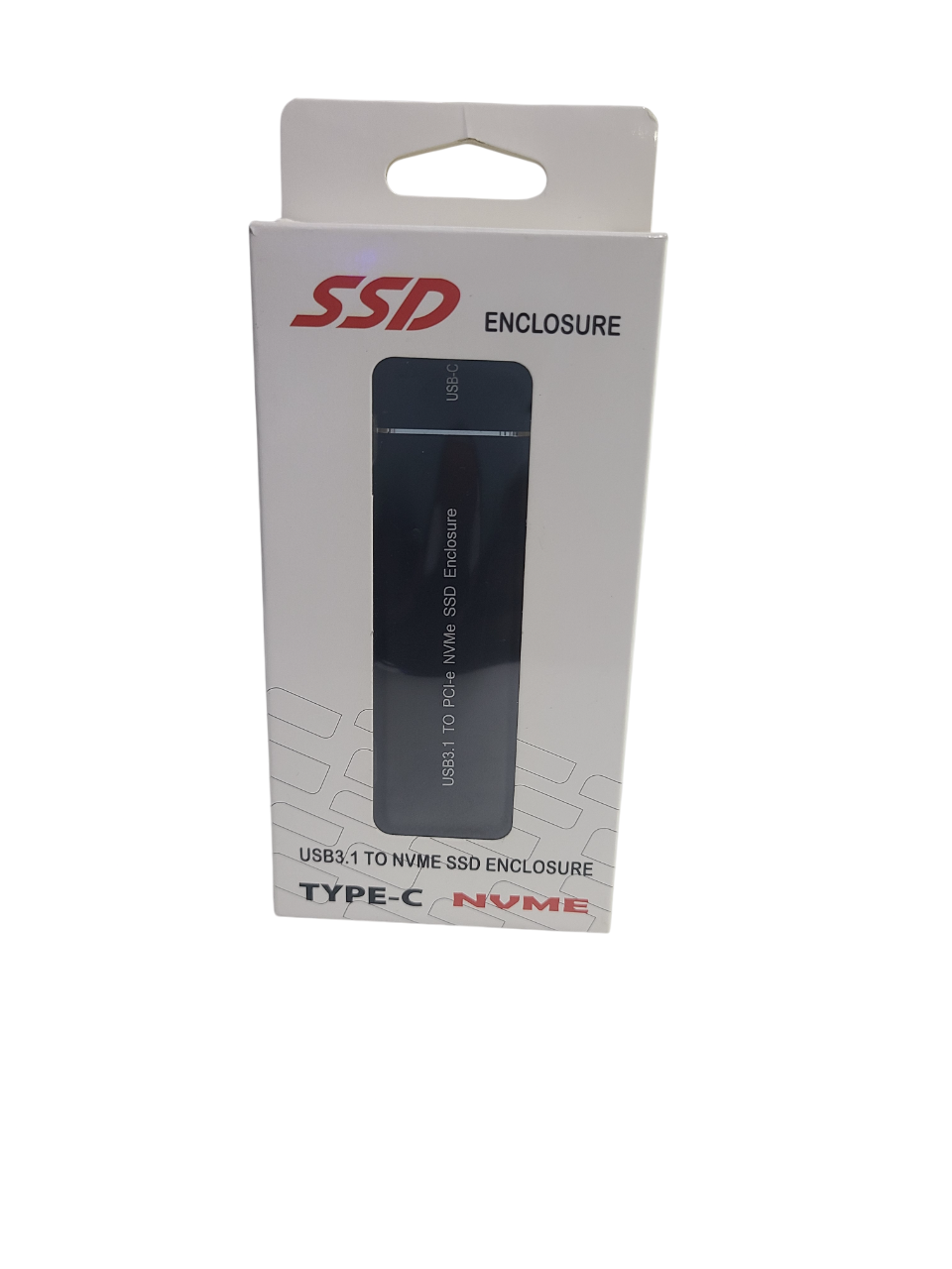 NVMe SSD Enclosure –USB 3.1 Gen 2  – 10Gbps High-Speed External Case, high quality SSD casing for data protection