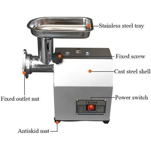 TK Multifunctional Meat Mincer Model: TK-M8 - Stainless Steel
