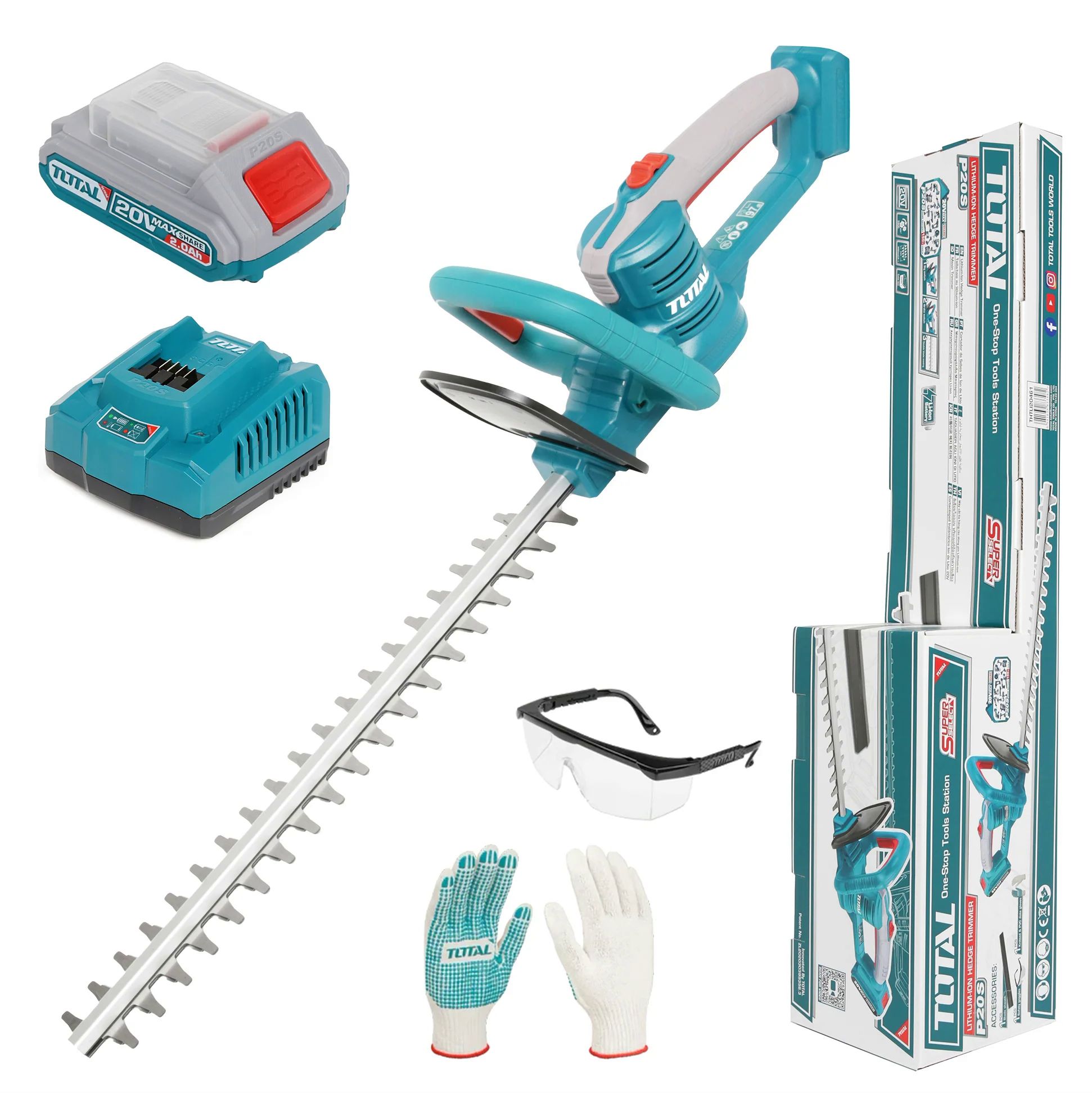 Total THTLI20461 Lithium-ion hedge
trimmer 20v