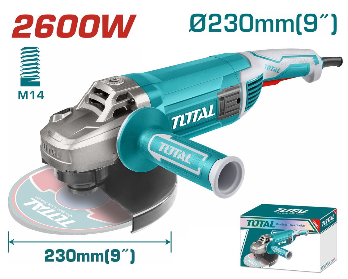 Total TG1262306 Angle grinder 2600W