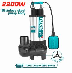 Total TWP7220026  Sewage submersible pump:2200W(3.0HP)
Max.head:13m