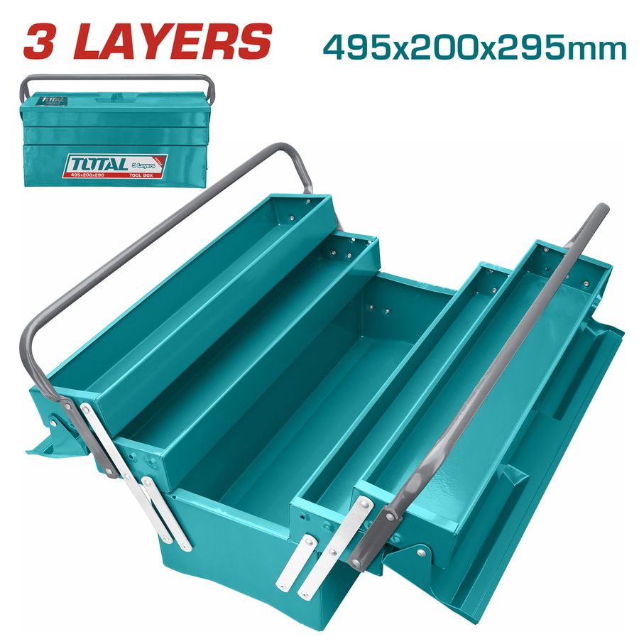 Total THT10701 Tool box Size:495*200*295mm 3 Layers