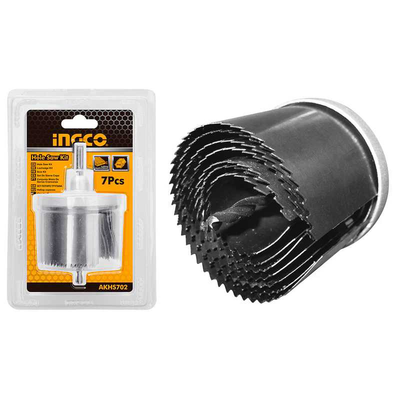 Ingco  AKHS702 7pcs hole saw set