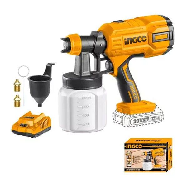 Ingco CSGLI20406 Lithium-ion spray gun 20v
