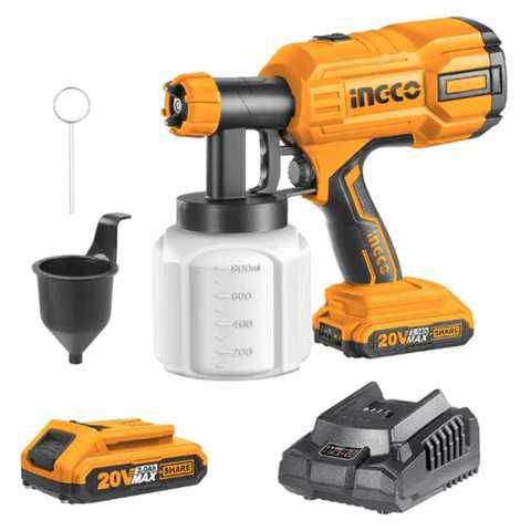 Ingco CSGLI20406 Lithium-ion spray gun 20v