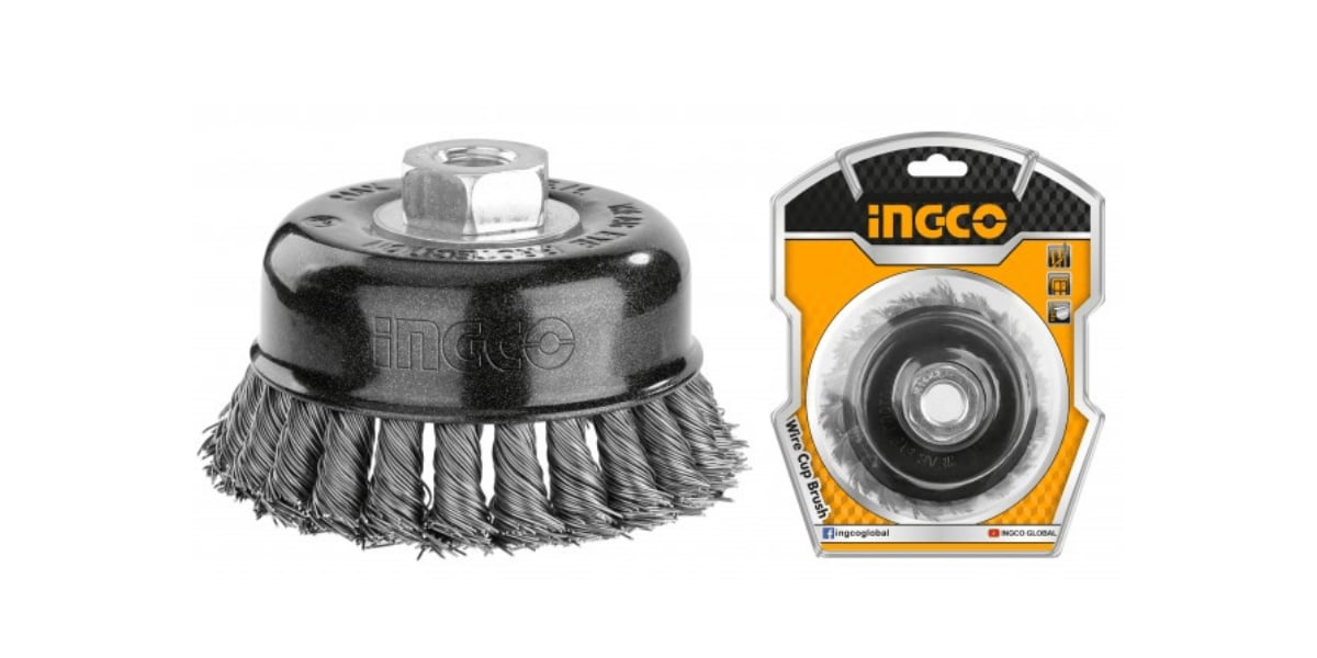Ingco WB21005 Wire cup brush Dia: 100mm, 4"
