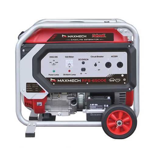 Maxmech Petrol Electric Start Generator RFS-6500E 6.9 KVA/5.5 KW