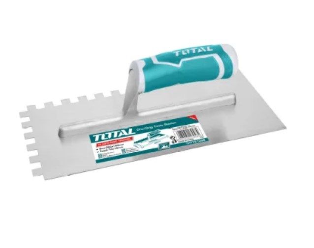 Total THTT81286 Plastering trowel with teeth(Plastic handle) Size:280x130mm