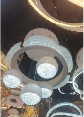 Chandelier crystals pendalogues