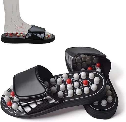 Acupressure Massage Slippers with Jade Stone