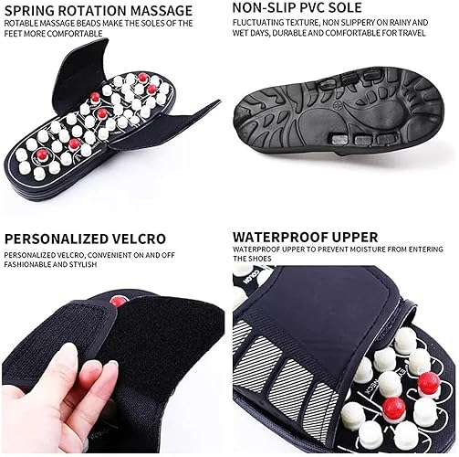 Acupressure Massage Slippers with Jade Stone