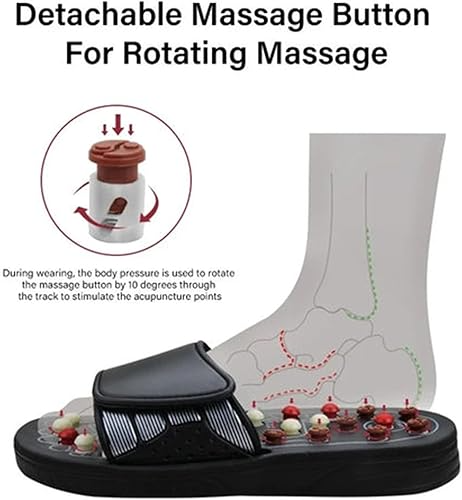 Acupressure Massage Slippers with Jade Stone