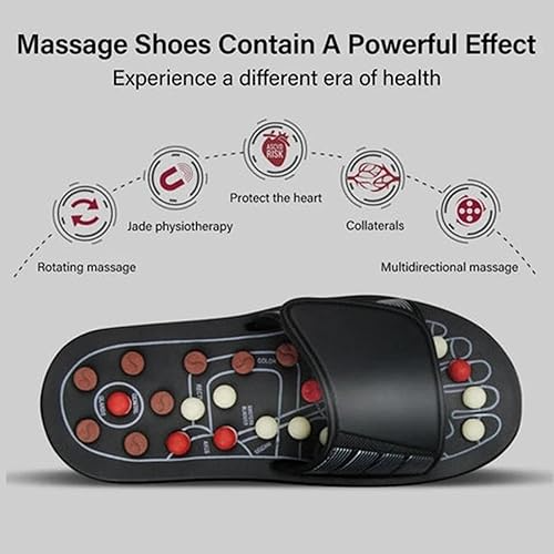 Acupressure Massage Slippers with Jade Stone