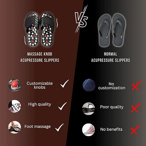 Acupressure Massage Slippers with Jade Stone