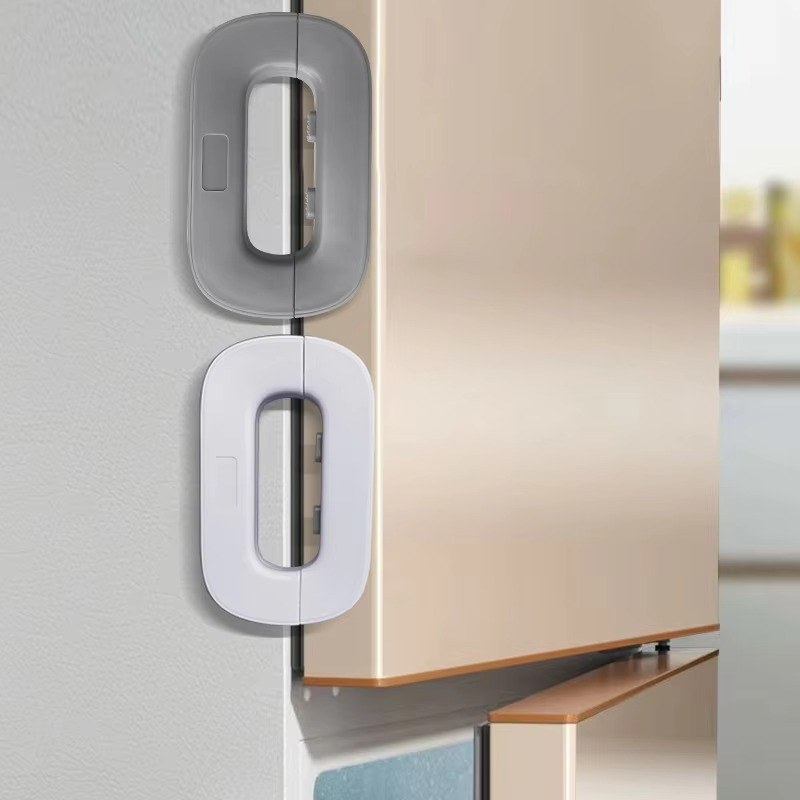 PROMOTION! Refrigerator & Cabinet Safety Lock – Baby Fridge Lock, Childproof Freezer & Cupboard Catcher