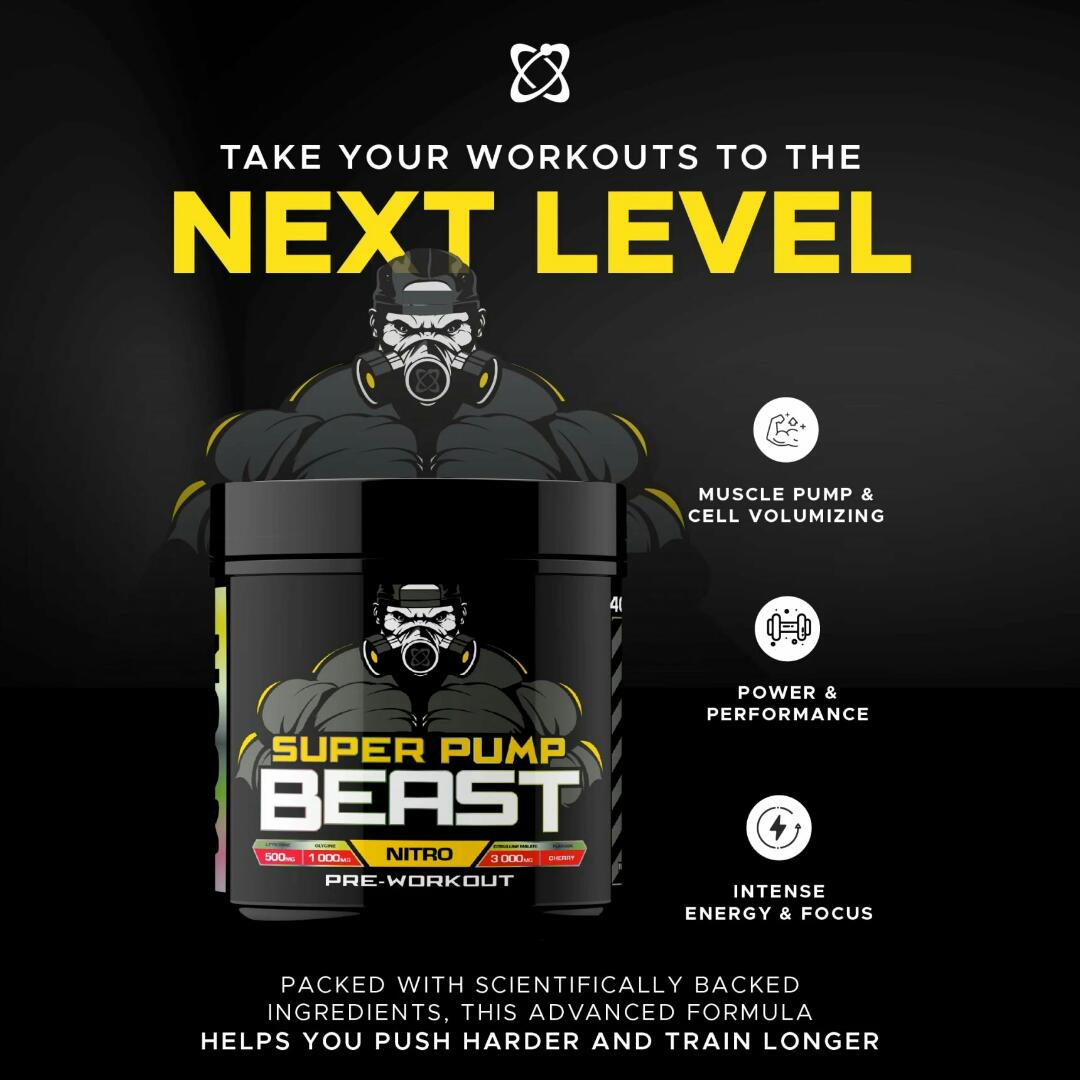 USN® Beast Super Pump Nitro preworkout