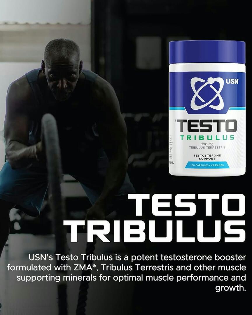 USN® Testo Tribulus combines Tribulus Terrestris and ZMA® (zinc magnesium) to support normal testosterone levels. It increases muscle strength and helps prevent muscle loss.
