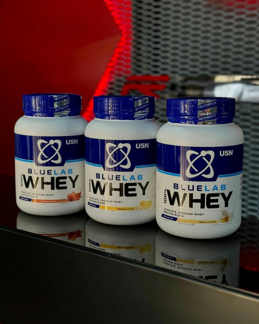 USN BLUE LAB 100% PREMIUM WHEY PROTEIN ISOLATE+HYDROLYSATE+CONCENTRATE NET WT 908g