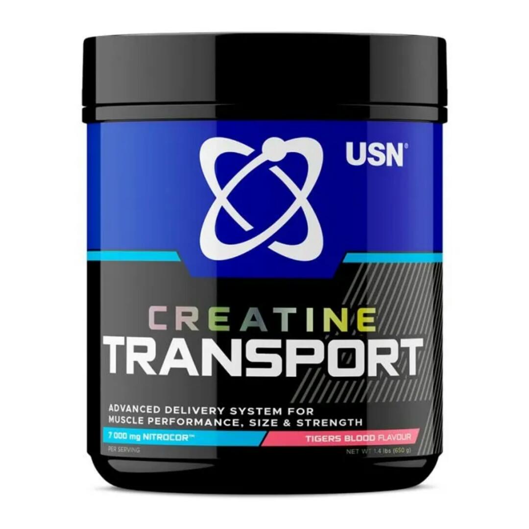 USN CREATINE TRANSPORT Advanced delivery system for Muscle performance,Size and strength NET WT 650 grams