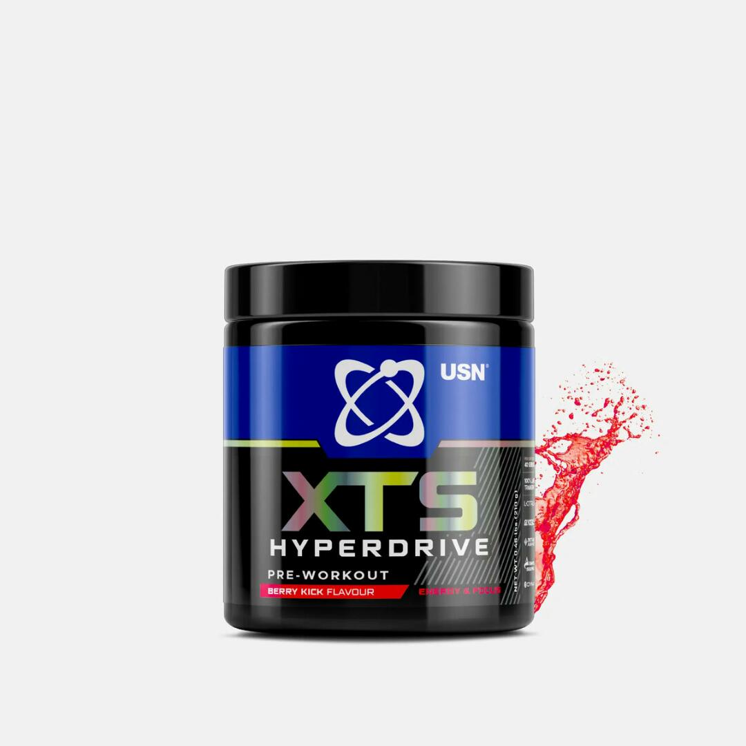 USN XTS HYPERDRIVE PRE-WORKOUT Energy and Focus NET WT 210 Grams