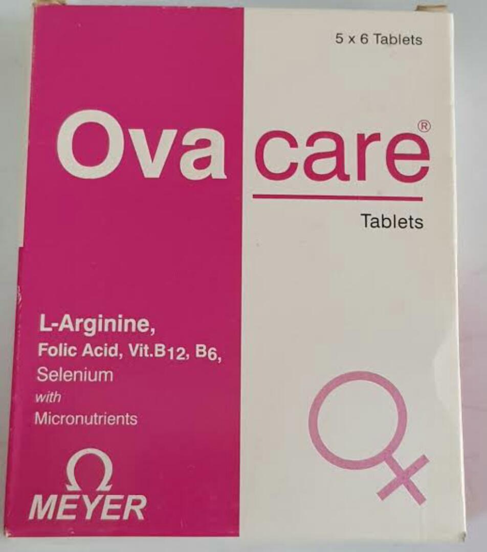 OVA CARE Tablets L-Arginine,Folic Acid,Vit.B12,B6,Selenium with Micronutrients MEYER 5×6 tablets view 2
