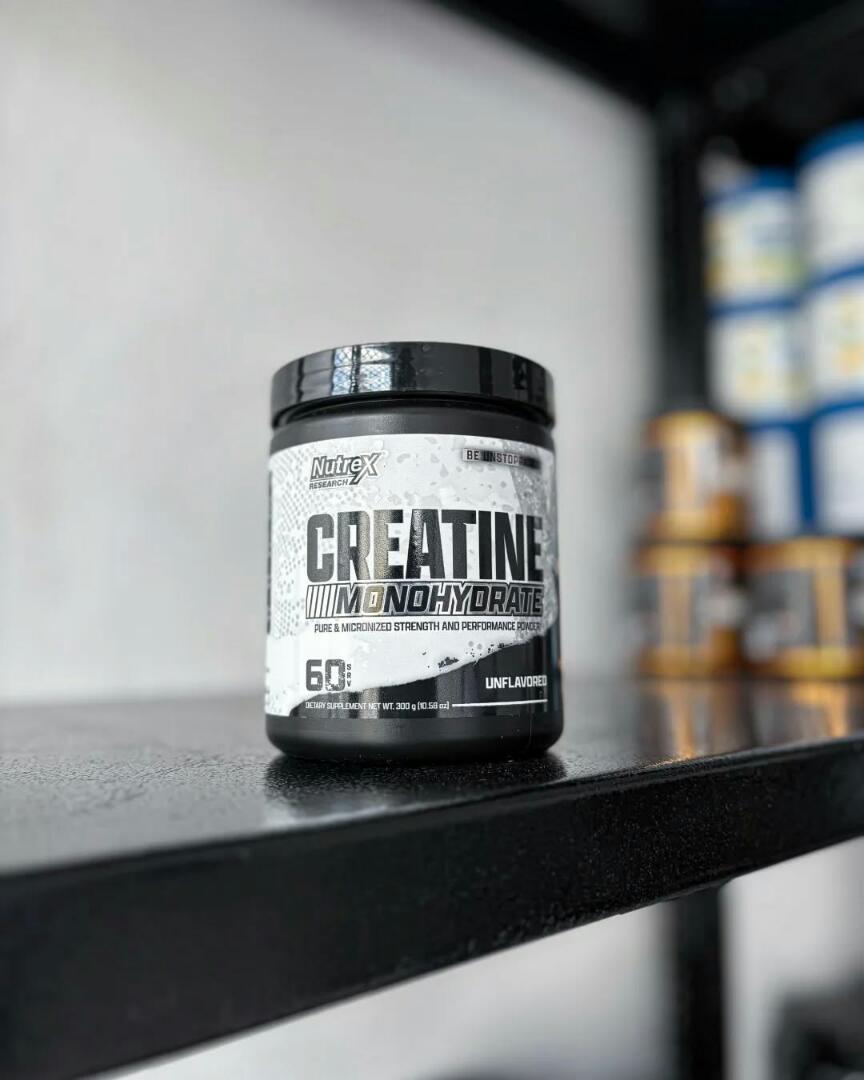 Nutrex Research CREATINE MONOHYDRATE Pure and Micronized Strength and Performance Powder Dietary Supplement 60 servings NET WT 300g UNFLAVORED