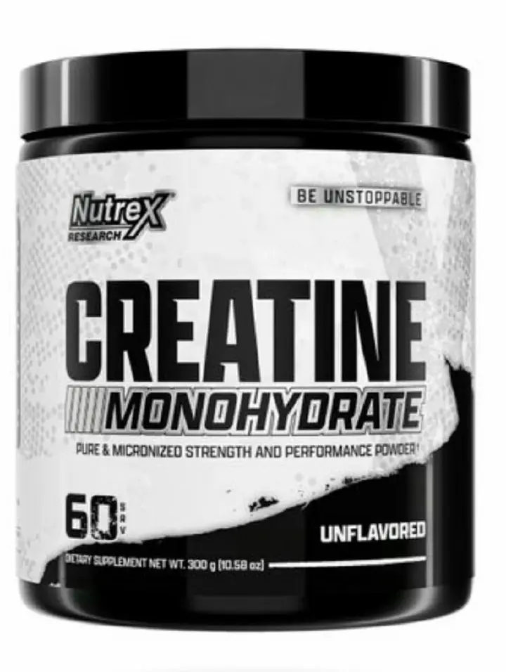Nutrex Research CREATINE MONOHYDRATE Pure and Micronized Strength and Performance Powder Dietary Supplement 60 servings NET WT 300g UNFLAVORED