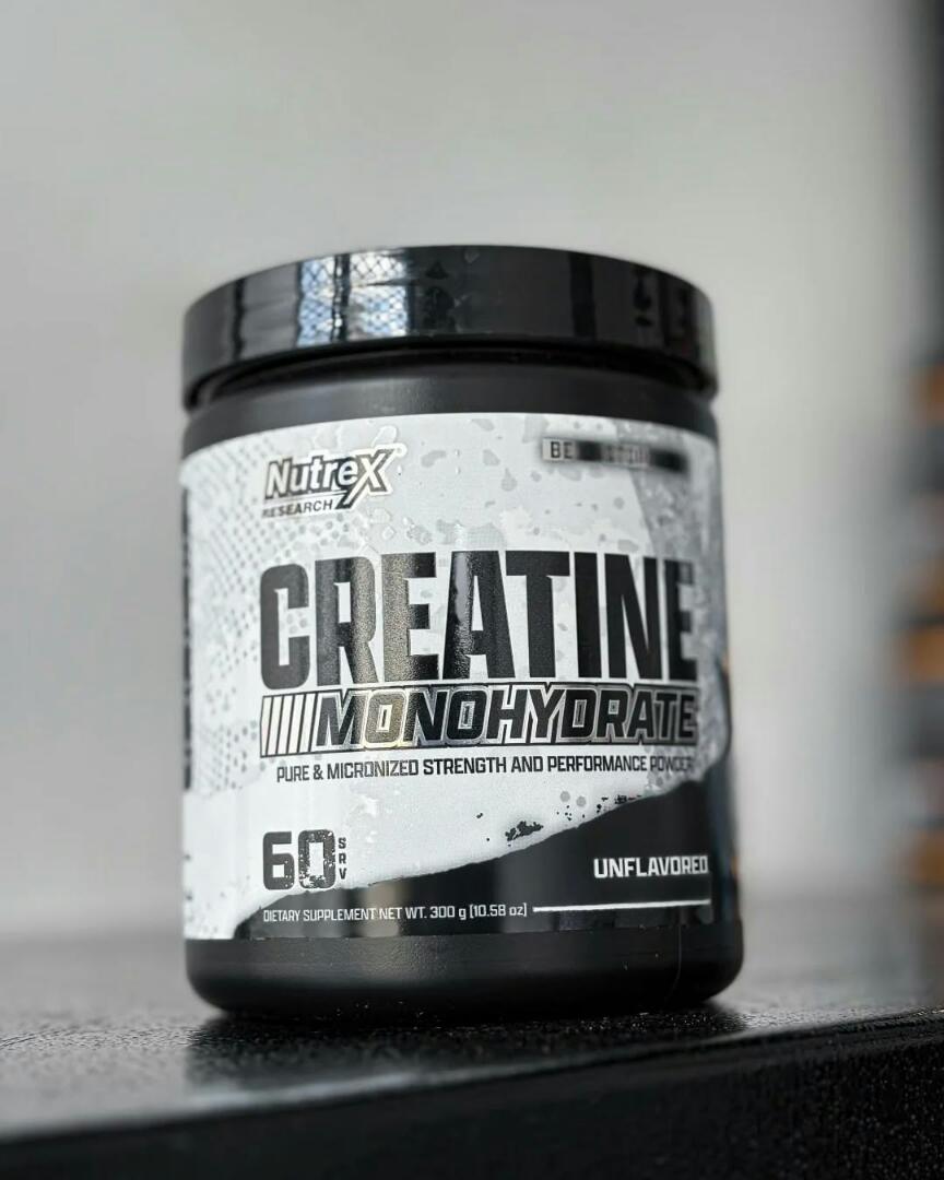 Nutrex Research CREATINE MONOHYDRATE Pure and Micronized Strength and Performance Powder Dietary Supplement 60 servings NET WT 300g UNFLAVORED
