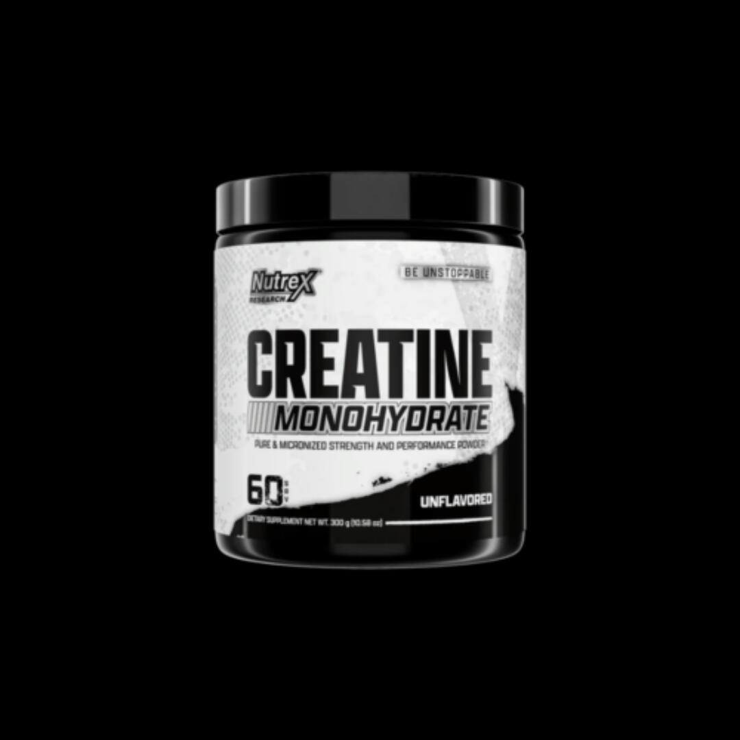 Nutrex Research CREATINE MONOHYDRATE Pure and Micronized Strength and Performance Powder Dietary Supplement 60 servings NET WT 300g UNFLAVORED
