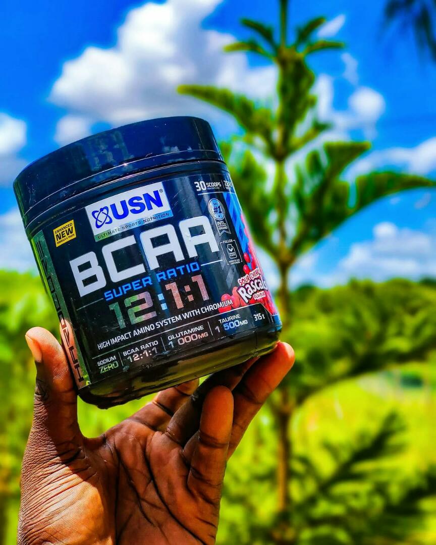 USN BCAA SUPER 12:1:1 High Impact Amino System For Optimal Muscle performance Zero Sugar NET WT 315 Grams