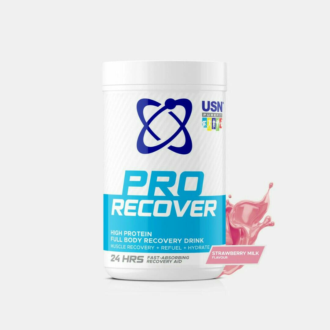 USN PRO RECOVER High Protein Full Body Recovery Drink Muscle Recovery+Refuel+Hydrate 24HRS Fast Absorbing Recovery Aid NET WT 1Kg