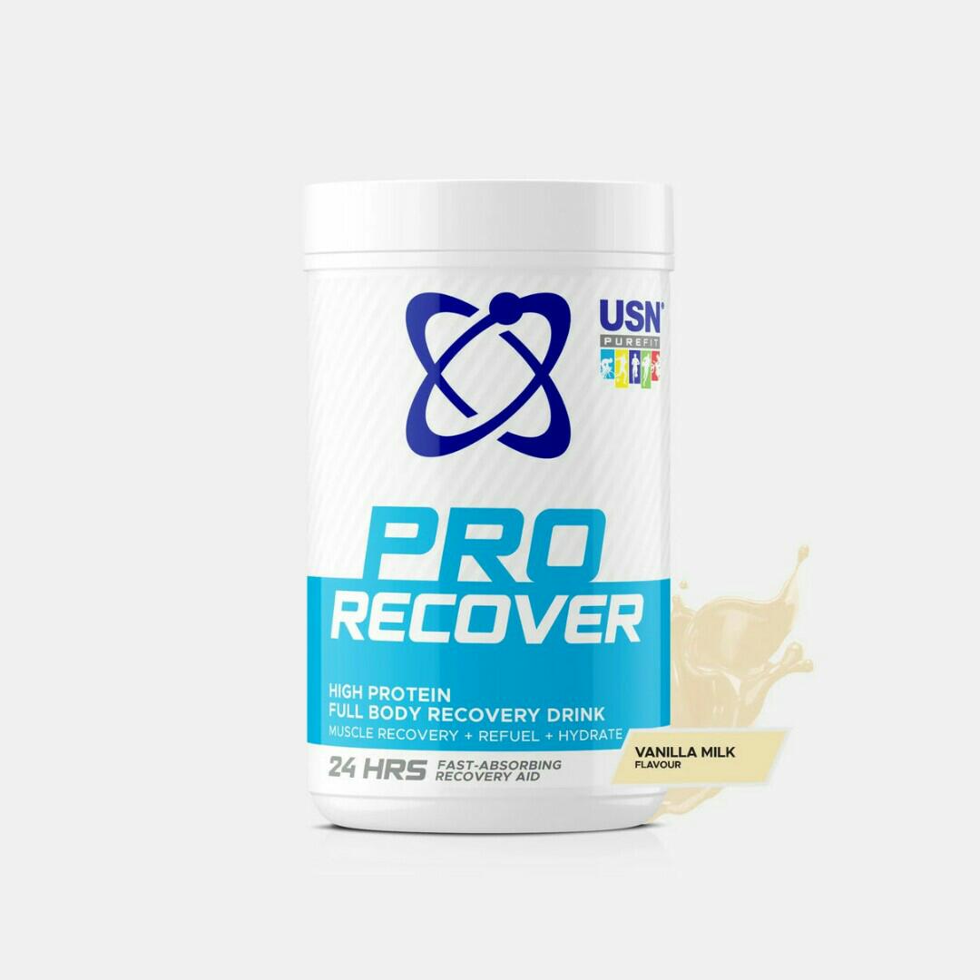 USN PRO RECOVER High Protein Full Body Recovery Drink Muscle Recovery+Refuel+Hydrate 24HRS Fast Absorbing Recovery Aid NET WT 1Kg