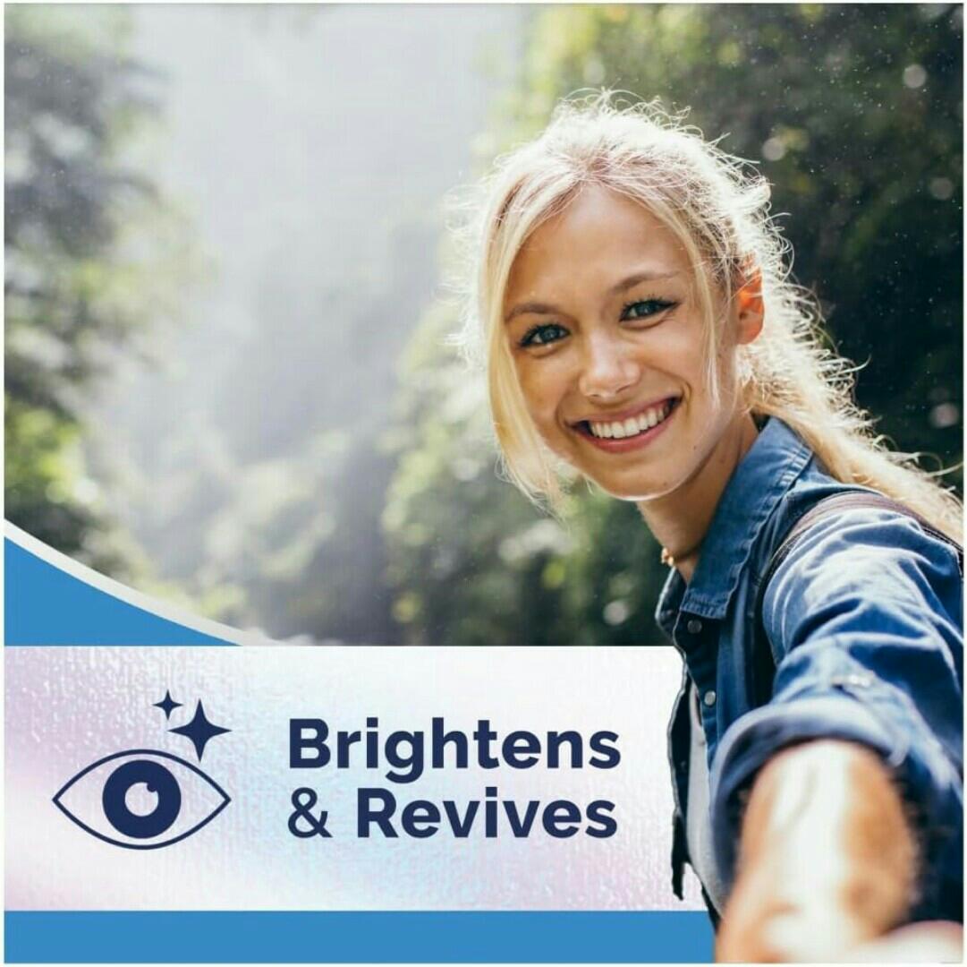 WHITE EYES OPTREX DAZZLING EYE DROPS DULL EYES Brightens and Revives 10ml