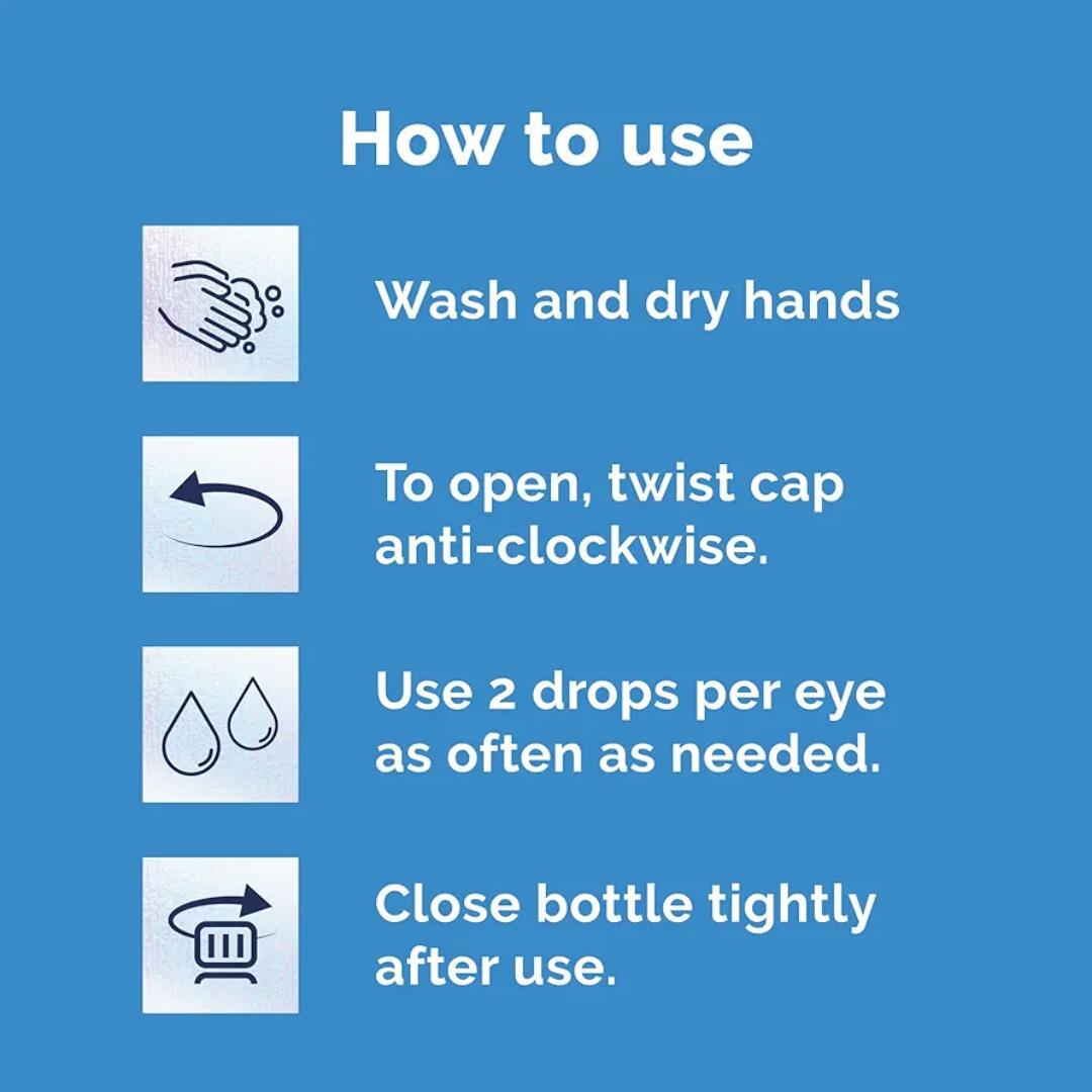 WHITE EYES OPTREX DAZZLING EYE DROPS DULL EYES Brightens and Revives 10ml