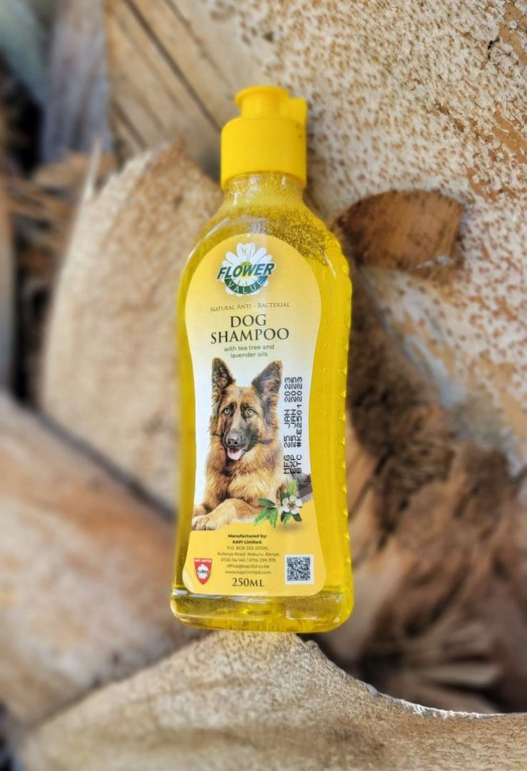Flower Value Natural Anti Bacterial Dog Shampoo With Tea Tree And Lavender Oil