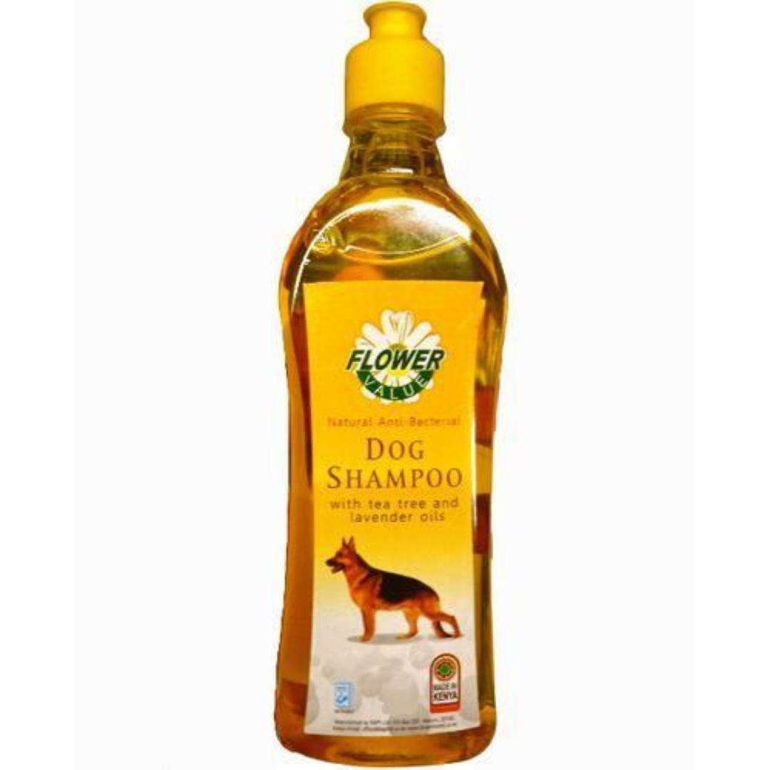 Flower Value Natural Anti Bacterial Dog Shampoo With Tea Tree And Lavender Oil